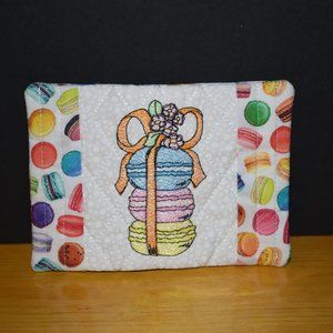 Cute Embroidery Macaron Wallet